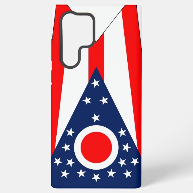 Samsung Galaxy S22 Ultra Case Ohio flag (Back)