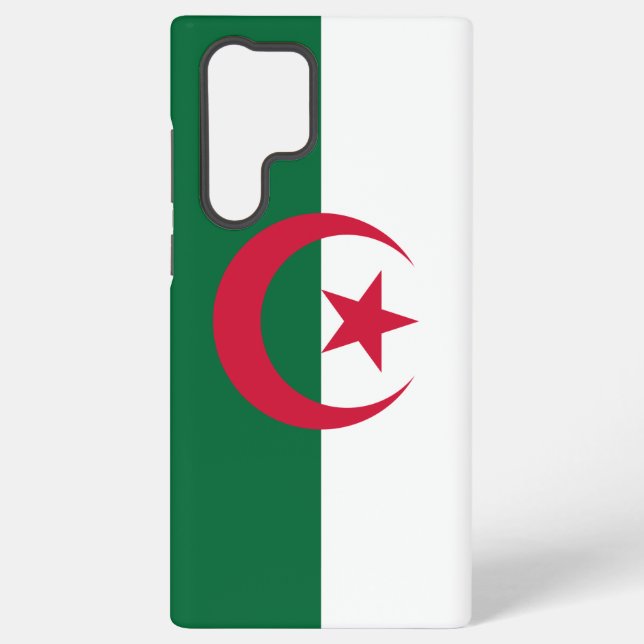 Samsung Galaxy S22 Ultra Case with Algeria flag (Back)