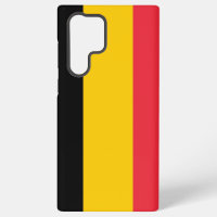 Samsung Galaxy S22 Ultra Case with Belgium flag