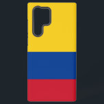 Samsung Galaxy S22 Ultra Case with Colombia flag<br><div class="desc">Transform your Samsung Galaxy S22 Ultra with our exclusive phone cover featuring the flag of Colombia! Crafted with meticulous attention to detail, this phone cover proudly showcases the vibrant design of the Colombian flag. The flag features three horizontal stripes—yellow, blue, and red—with the yellow stripe taking up half of the...</div>