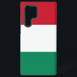 Samsung Galaxy S22 Ultra Case with Hungary flag<br><div class="desc">Add a touch of Hungarian pride to your Samsung Galaxy S22 Ultra with our exclusive cover featuring the flag of Hungary! Crafted with meticulous attention to detail, this cover celebrates Hungarian heritage and cultural richness. The design proudly showcases the iconic tricolor pattern of red, white, and green horizontal stripes, symbolising...</div>