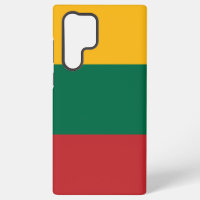Samsung Galaxy S22 Ultra Case with Lithuania flag