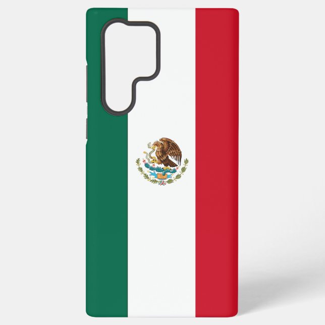 Samsung Galaxy S22 Ultra Case with Mexico flag (Back)