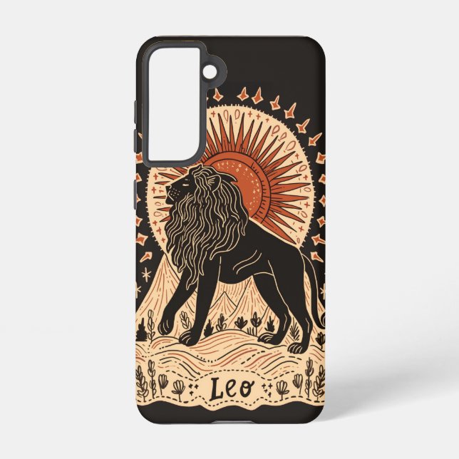  Samsung Phone Case Leo Celestial Zodiac Art  (Back)