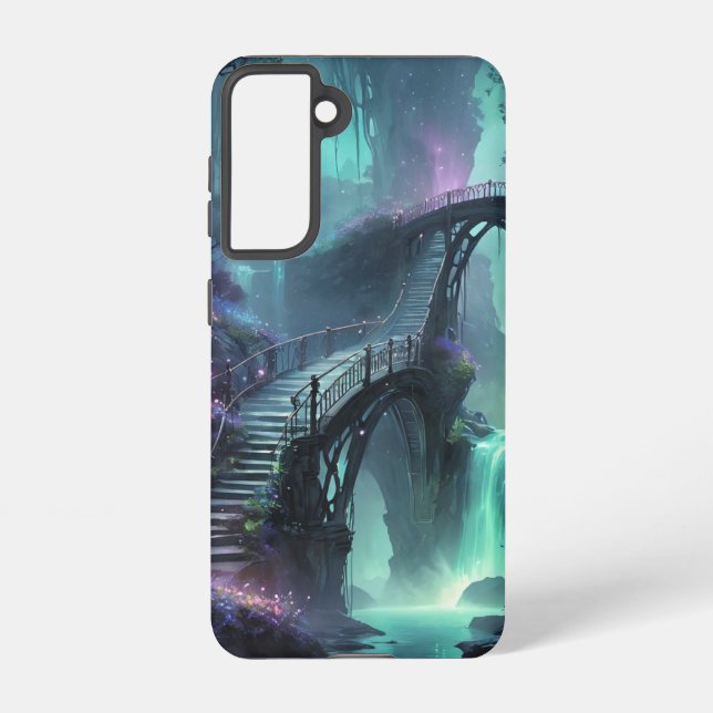 Samsung Phone Case: Moonstone Caverns Samsung Galaxy S21 Case (Back)