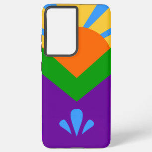 Samsung S21 Plus Case flag of Manitou Springs