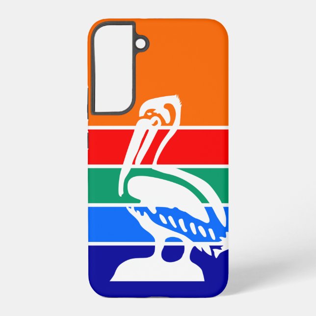 Samsung S22 Plus Case Flag of St. Petersburg (Back)