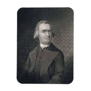 Samuel Adams, engraved by G.F. Storm (fl.c.1834) a Magnet