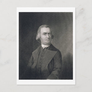 Samuel Adams, engraved by G.F. Storm (fl.c.1834) a Postcard