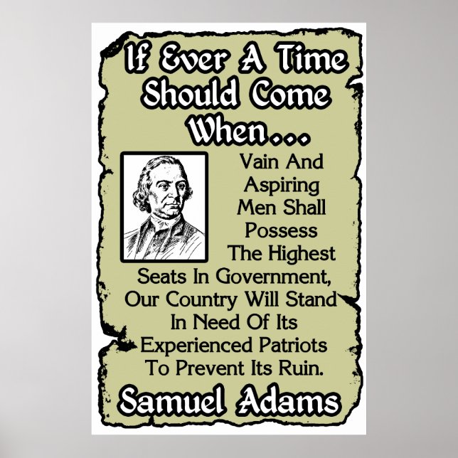 Samuel Adams: Experienced Patriots Poster (Front)