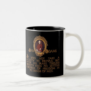 Samuel Adams, Irate and Tireless Guy Two-Tone Coffee Mug