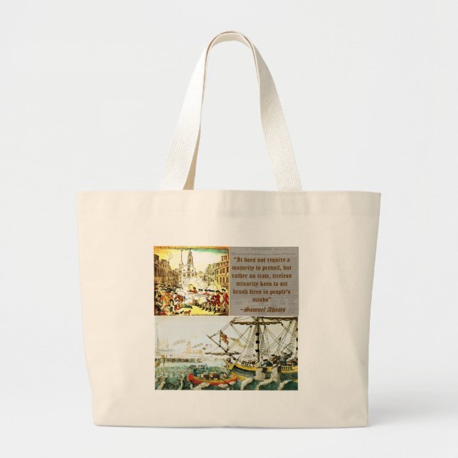 Samuel Adams Large Tote Bag (Front)