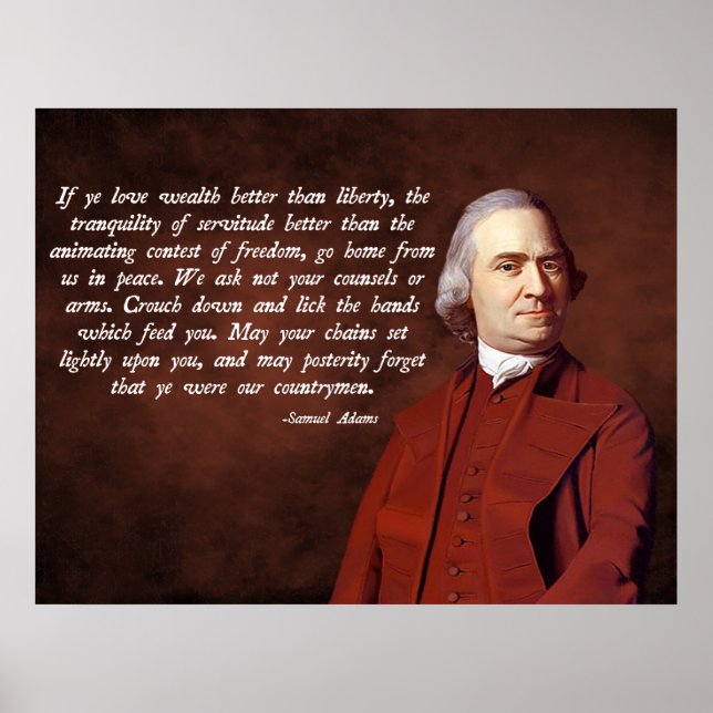 Samuel Adams Liberty Poster (Front)