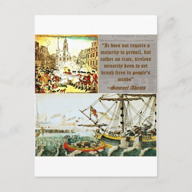 Samuel Adams Postcard (Front)