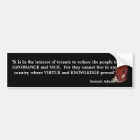 Samuel Adams Quote on Ignorance And Knowledge