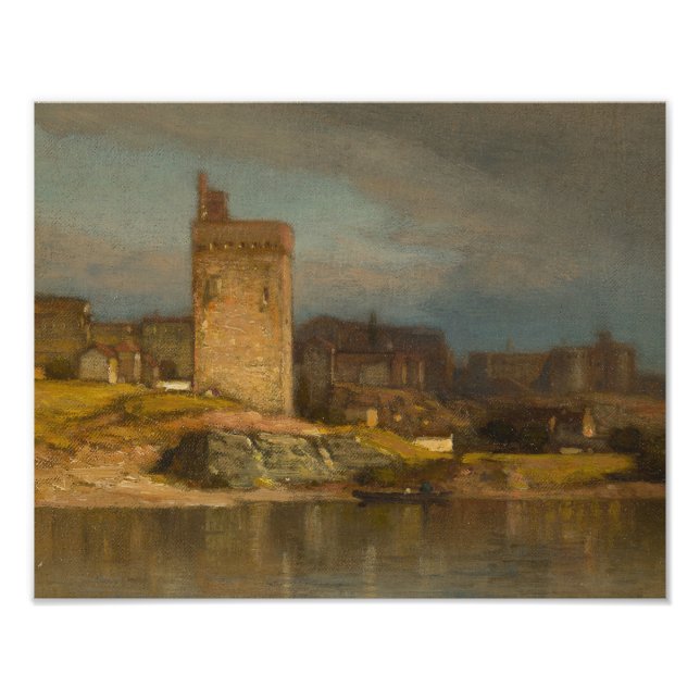 Samuel Colman - Old Tower at Avignon Photo Print (Front)