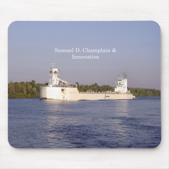 Samuel D. Champlain & Innovation mousepad (Front)