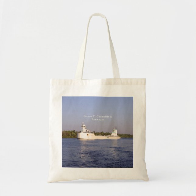 Samuel D. Champlain & Innovation tote bag (Front)