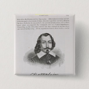 Samuel de Champlain 15 Cm Square Badge