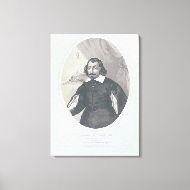 Samuel de Champlain  1854 Canvas Print (Front)