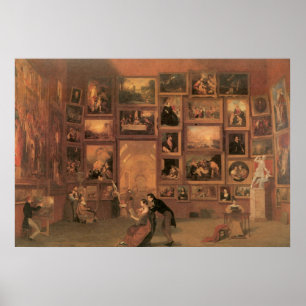 Samuel Morse Gallery of the Louvre Poster
