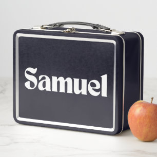 Samuel Name Personalised Metal Lunch Box