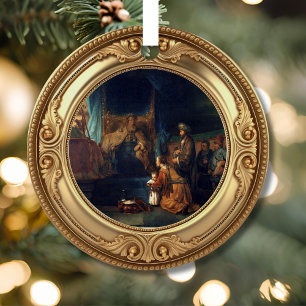 Samuel Old Testament Advent Jesse Tree Metal Tree Decoration