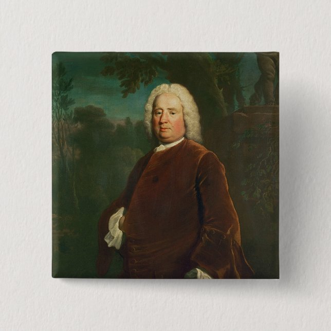 Samuel Richardson, 1747 15 Cm Square Badge (Front)