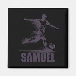Samuel Soccer Boys Personalized First Name Samuel  Magnet