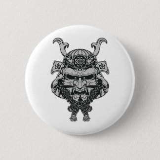 Samurai 6 Cm Round Badge