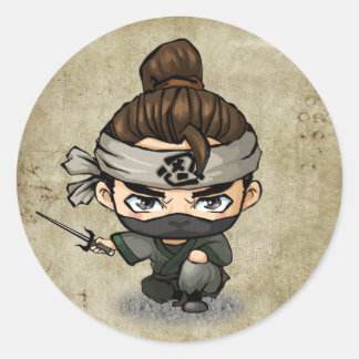 Samurai and Ninja Stickers - Aoshi