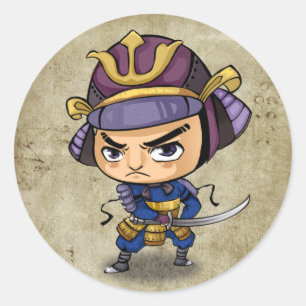 Samurai and Ninja Stickers - Mitsuhide