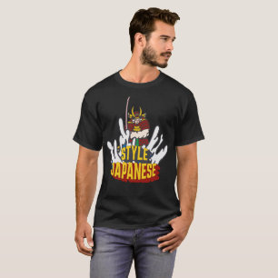 samurai and water, japanese style, simple and cool T-Shirt