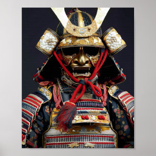 Samurai armour Art Poster Wall Art Card Printing