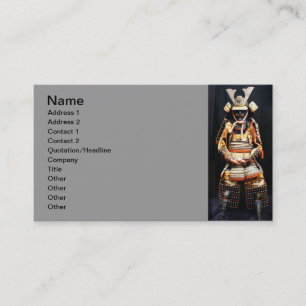 Samurai Armour Business Card