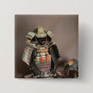 Samurai Armour, Muromachi Period  c.1384 15 Cm Square Badge