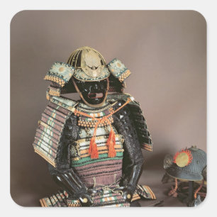 Samurai Armour, Muromachi Period c.1384 Square Sticker