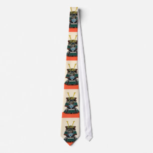 Samurai Armour Ō-yoroi japanese classic art tattoo Tie