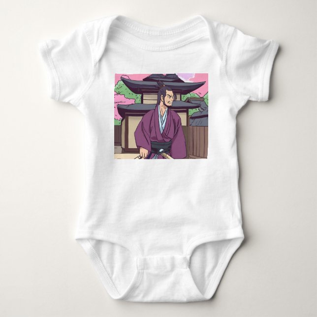 samurai baby bodysuit (Front)