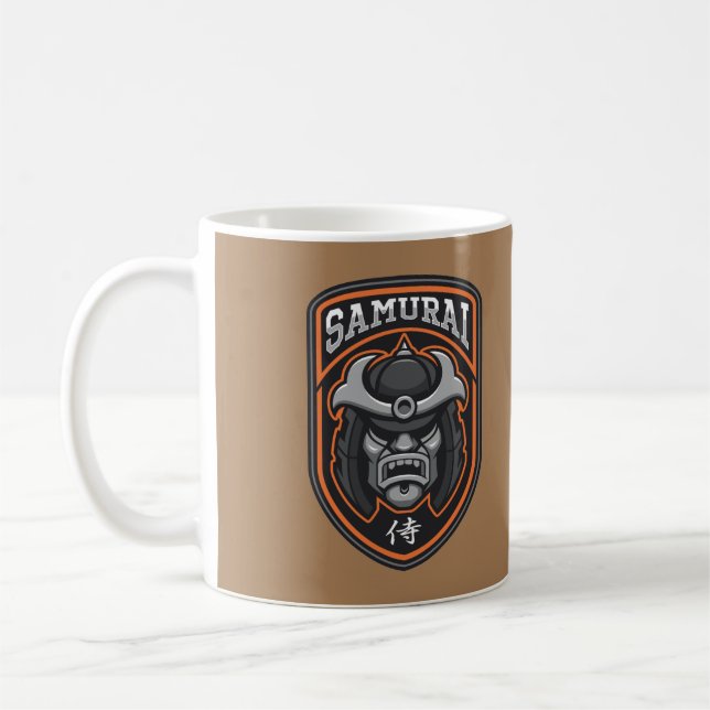 Samurai Badge Coffee Mug (Left)