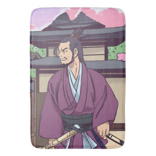 samurai bath mat