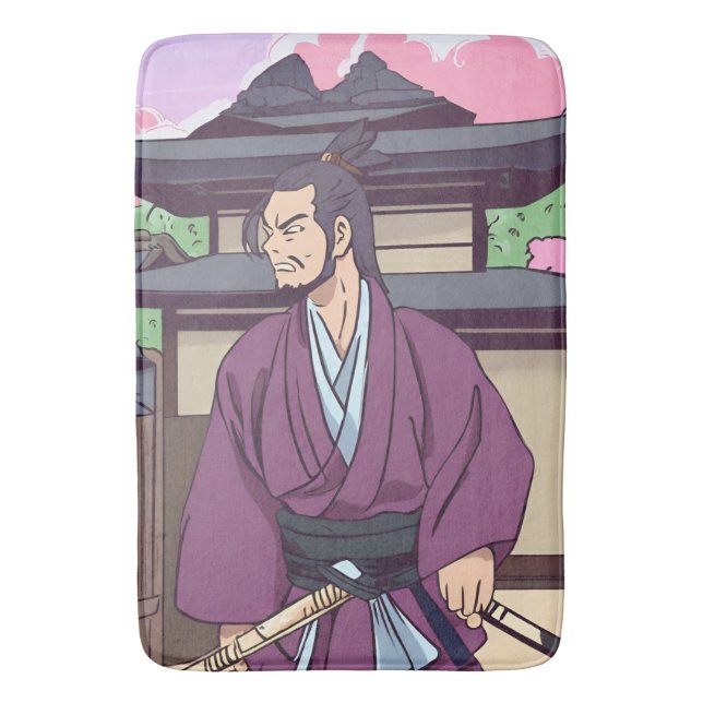 samurai bath mat (Front Vertical)