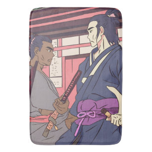 samurai bath mat