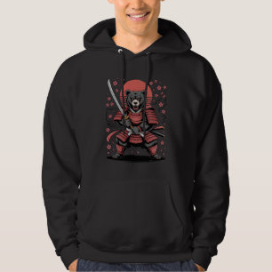 Samurai Bear Adult Pullover Hoodie