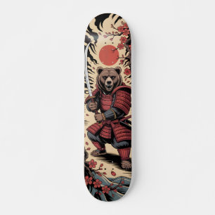 Samurai Bear warrior Skateboard