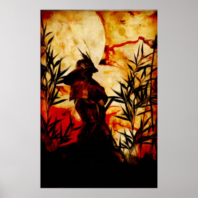 Samurai before battle poster (Front)