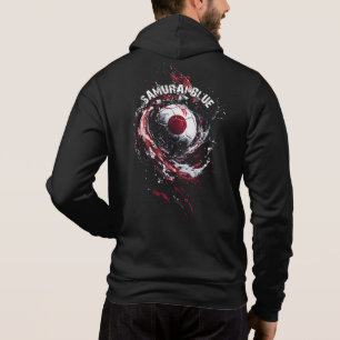 samurai blue hoodie
