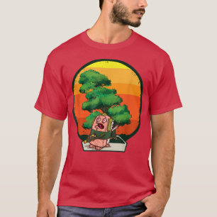 Samurai Bonsai Sushi Japanese Kawaii Astethic T-Shirt