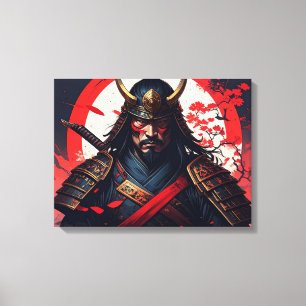 samurai canvas print