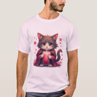 Samurai Cat Boba Tea sakura Anime Japanese  bubble